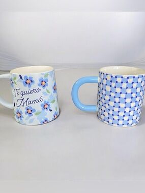 Target Room Essentials Spanish Mug Set – Feliz Día Papá & Te Quiero Mamá – NWT